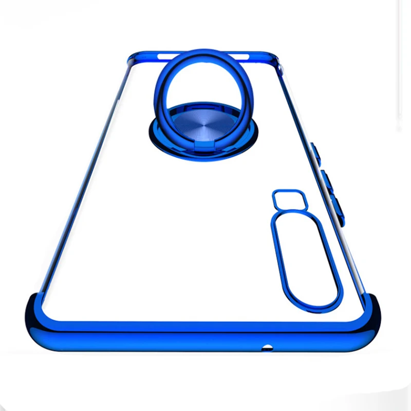 Прозрачный кольцо из ТПУ чехол для телефона для Xiaomi mi 9 9T A2 6X 8SE Honor 8 Lite роскошный Магнитный чехол для спортивной камеры Xiao mi Red mi Note 8 7 K20 6 Pro 7A чехол s