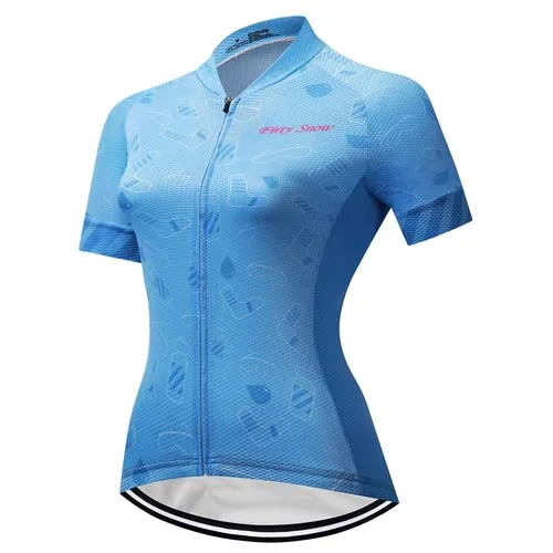 Only jersey Одежда для велоспорта женский короткий комплект летний трикостюм Спортивное платье MTB велосипед Джерси Женская велосипедная Одежда Майо одежда костюм комплект - Цвет: Only jersey