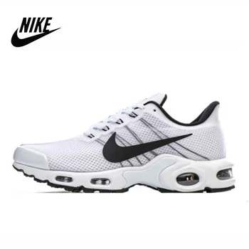 

Original Nike Air Max Plus Tn Mens Running Shoes Sneaker AJ4114-001 Black Silver Nike Air Max TN Plus Original 2020