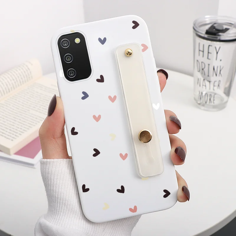 silicone case samsung Dây Đeo Cổ Tay Silicone Mềm Khủng Long Dễ Thương Trường Hợp Dành Cho Samsung Galaxy Samsung Galaxy A02s Một 02 S Ao2s Tay Giá Đỡ Đứng Dành Cho một 02 S 6.5" silicone cover with s pen Cases For Samsung