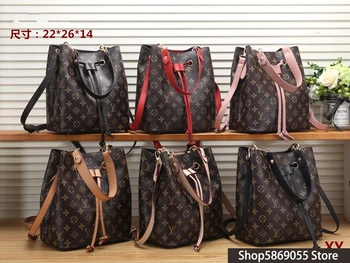 

Luxury Leather Handbags Women Bags Designer Brand Women's Shoulder Bags Large Capacity Ladies Hand Bags L224 Louis Vuitton LV-