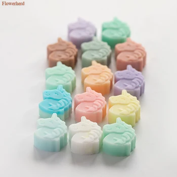 

7 Cavities Cute Animals Mold Unicorn Handmade Soap Silicone Mold Cake Decors Soap Molds for Soap Making Cake Chocolate Mold