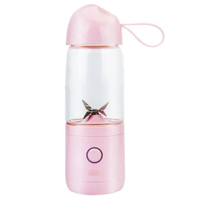 XMX-550Ml, портативная электрическая соковыжималка для фруктов, чашка, мини Usb, перезаряжаемая, из нержавеющей стали, для овощей, лимона
