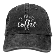 ОК, но сначала кофе бейсбольная кепка для мужчин и женщин Летняя Солнцезащитная шляпа для путешествий солнцезащитная Кепка для рыбалки на открытом воздухе