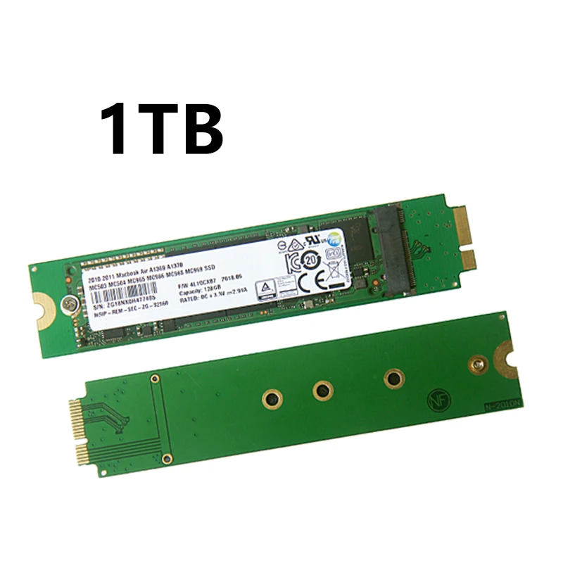 1024 ГБ 1 ТБ SSD для 2010 2011 Macbook Air A1369 A1370 твердотельный диск MC503 MC504 MC505 MC 506 MC965 MC966 MC968 MC969 SSD