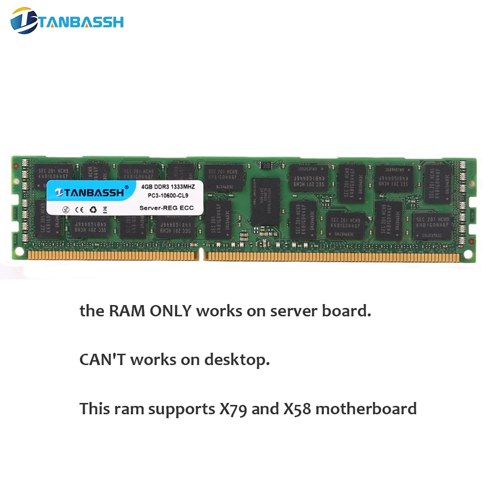 Серверная память DDR3 8 Гб 16 REG ECC 1333 1600 МГц DDR4 2133 радиатор dimm ram поддерживает