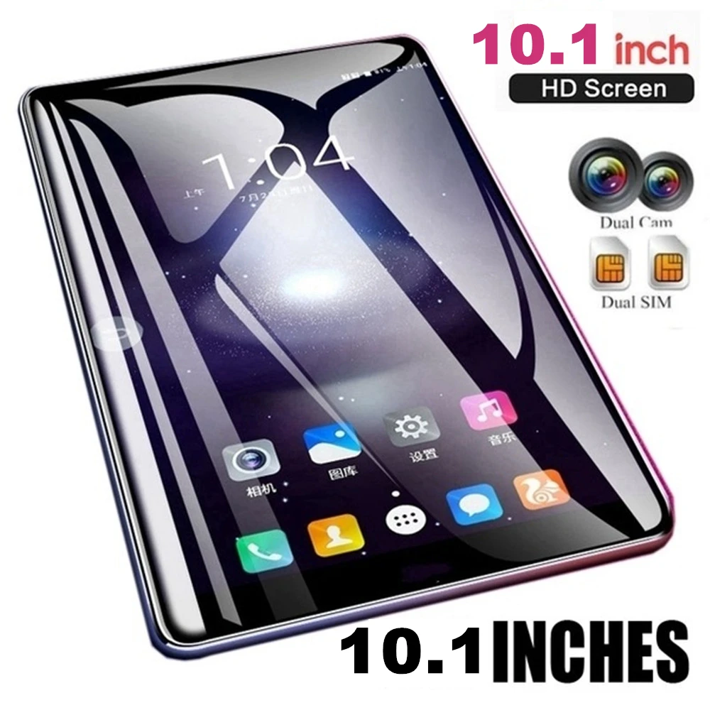Cheap 10.1 Inch WiFi Tablet PC Android 7.1 Tablet Ten Core 4G Network Arge 2560*1600 IPS Screen Dual SIM Dual Camera Rear 13.0 MP