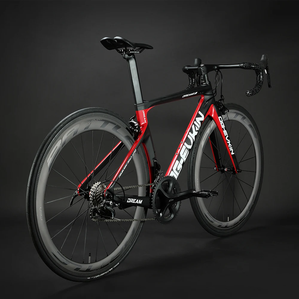 Flash Deal OG-EVKIN CB-024 Carbon Complete Road Racing Bike Bicycles Light Weight 22 Speed 700C BICICLETA Ciclismo With Shiman0 105 2