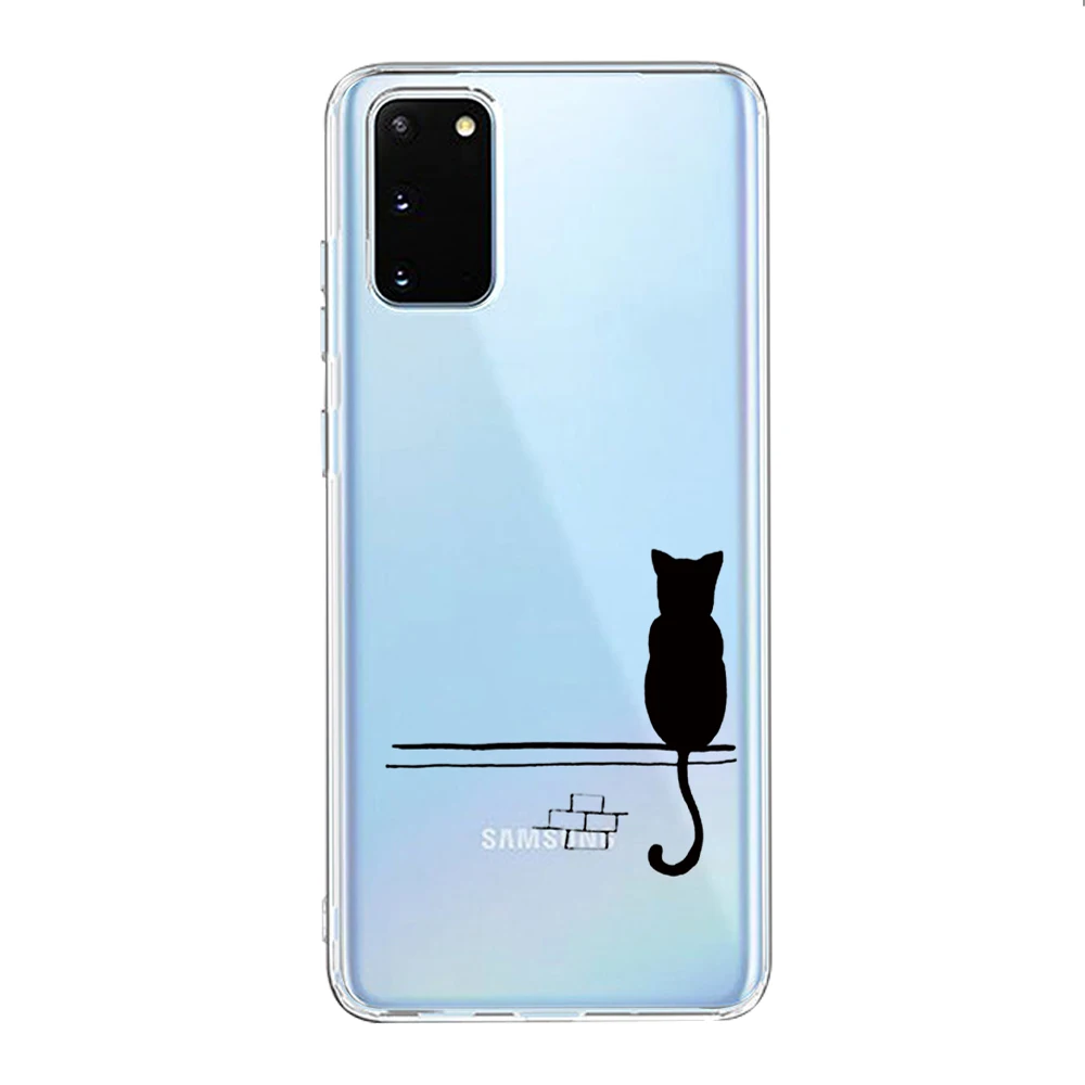 Cute Vogue Cat Silicone Samsung Phone Case