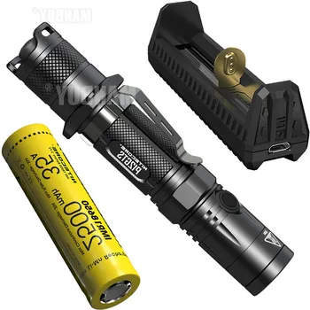 

Wholesale Spotlight Nitecore P12GTS +F1 Charger+ IMR18650 Battery 1800LMs LED Rechargeable Ultra Compact Tactical EDC Flashlight