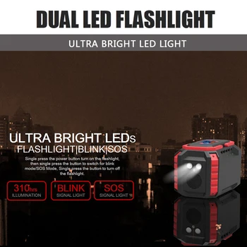 

222Wh 60000mAh Portable Power Generator Lithium Power Station with Led light for Outdoor Activities/Party