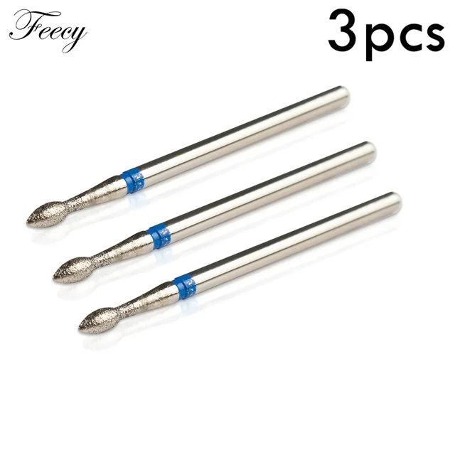 5pcs Diamond Nail Drill Bit Kits Mill Cutter All For Manicure Machine Bit Tools Accessories Cuticle Clean For Removing Nail Gel C