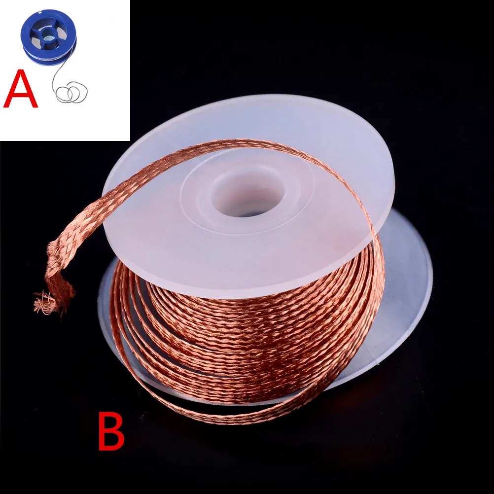 1PC 3.5mm 1.5M Desoldering Braid Solder Remover Removal Wick Wire Repair Tool P3