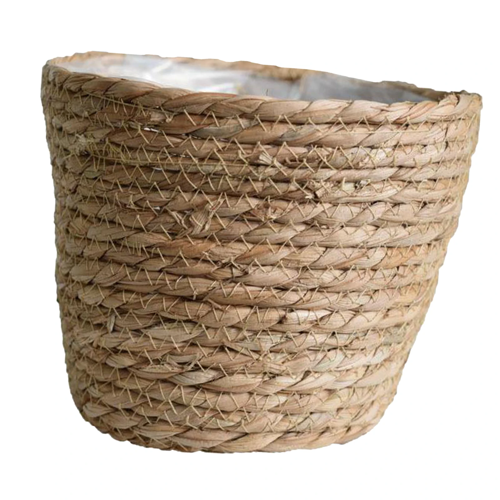 Rustic Handcrafted Woven Rattan Natural Seagrass Basket 18x15x13CM Small Rustic Handcrafted Woven Rattan Natural Seagrass Basket 18x15x13CM Small