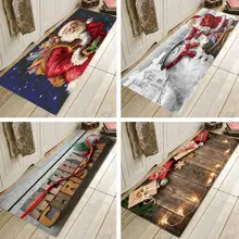Рождественский мягкий коврик для ванной комнаты, спальни и Рождества, нескользящий ковер 47x63