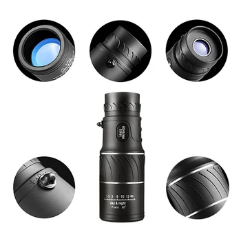 

Monocular Telescope 16x52 HD Waterproof Anti-dust Shockproof Telescopes for Outdoor GY88