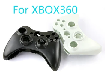 

5sets Controller Housing Shell Set ABS Plastic Faceplates Buttons Kit For Xbox 360 Wired Gamepads