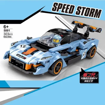 

Technic Racing Car Model Building Blocks Speed Storm Collection Assembly MOC Bricks Sets Compatible Toys Kit Figures for Kid