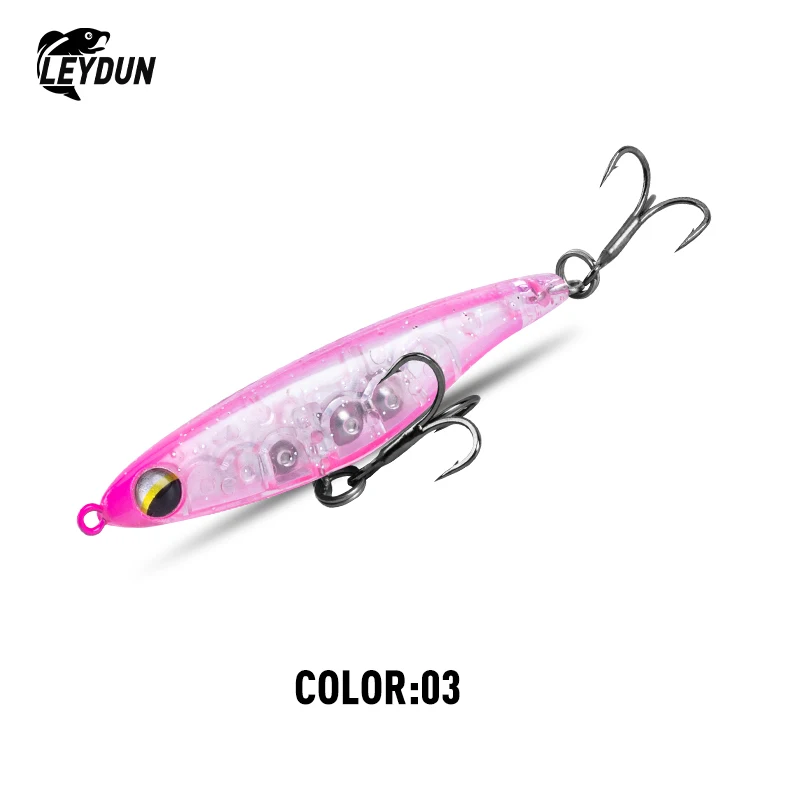 LEYDUN BALLON DOR Mini Micro Fishing lures 55mm 4g Slow Sinking Pencil Rock  Fishing & Darting Hard Baits Japan Wobblers Tackles