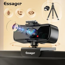 Essager C3 1080P Webcam 2K Full HD Web Camera For PC Computer Laptop USB Web Cam With Microphone Autofocus WebCamera For Youtube