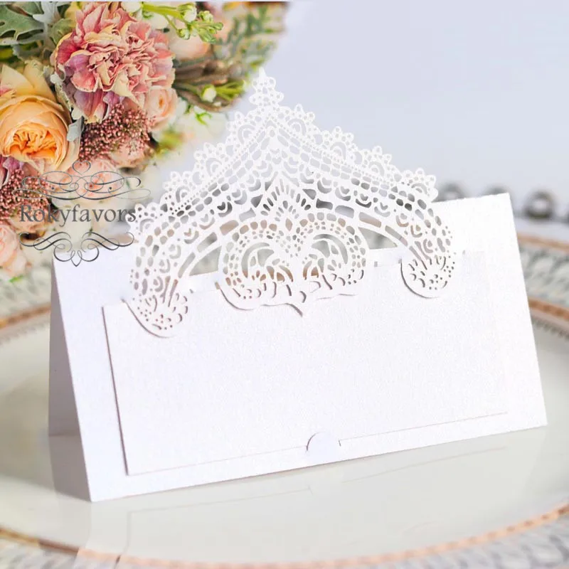 lace crown paper palce card (11)
