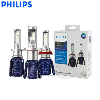 

Philips LED H4 H7 H8 H11 H16 9005 9006 9012 HB3 HB4 H1R2 Ultinon Essential LED Car 6000K White Auto Head Light Fog Lamps, Pair