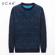 UCAK Brand Casual O-Neck Long Sleeve Sweaters Pull Homme 2020 Autumn Winter New Arrivals Streetwear Sweater Men Clothing U1095