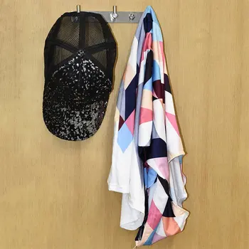 

Fashion Useful Sturdy Wall Hanger 304 Solid Stainless Unscrewable Hooks Coat Hat Clothes Robe Holder Hook Rack