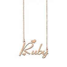 Sofia Name Necklace Custom Nameplate 