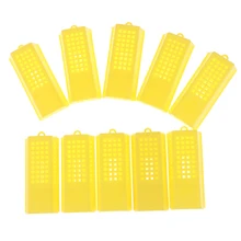 10 шт./лот Горячее предложение Профессиональный клетка для пчелиной матки Ловец пластиковый для пчеловодства путешествия Butler 7,9*3,6*1,4 см