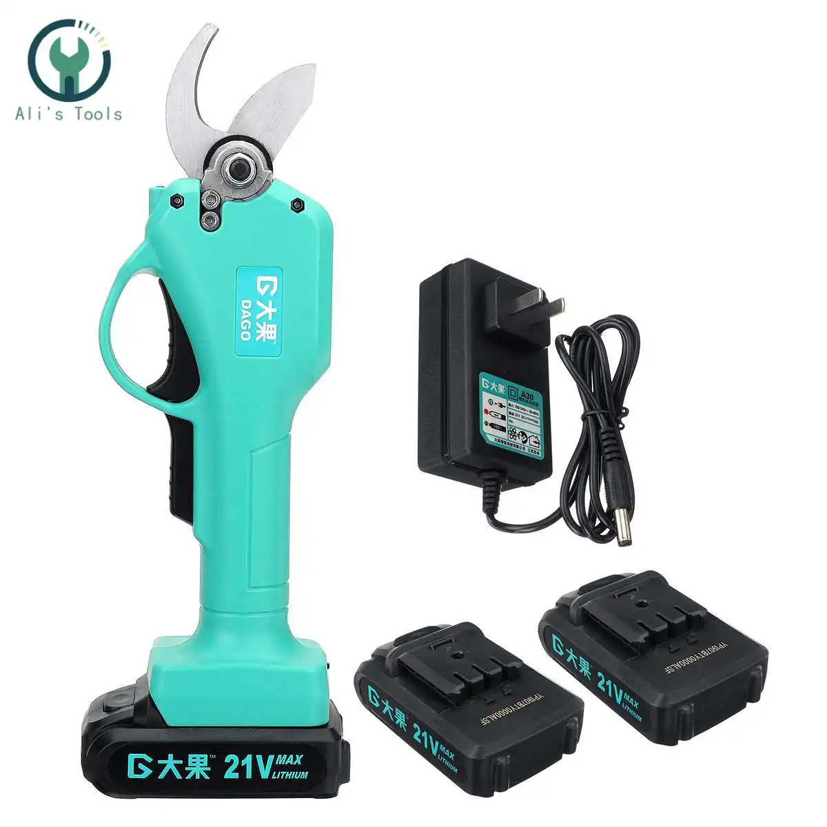 21V Wireless Electric Rechargeable Scissors Pruning Shears Tree Garden Tool branches Pruning Tools w/1 or 2 Li-ion Battery 21V Wireless Electric Rechargeable Scissors Pruning Shears Tree Garden Tool branches Pruning Tools w/1 or 2 Li-ion Battery
