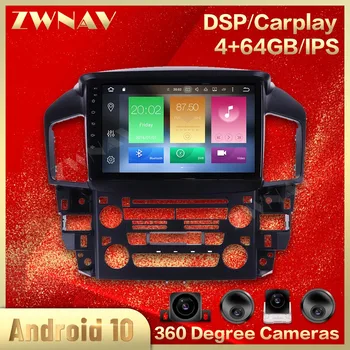 

360Cameras IPS Screen For Lexus RX300 1998 1999 2000 2001 2002 2003 Android 10 Multimedia Player Audio Radio Navi Auto Recorder