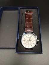 LIGE-Reloj ejecutivo de lujo para hombres, cronógrafo de cuarzo, con correa de cuero e indicador de fecha, estilo casual, a la moda, marca superior, con caja