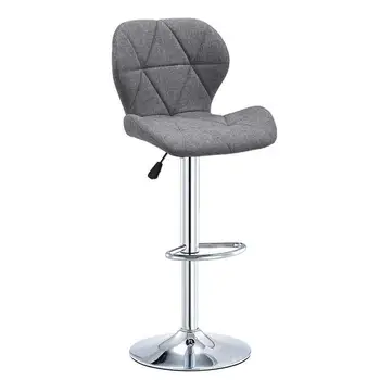 

Simple Modern High Chair Lift Swivel Chair Bar Chair Back Manicure Chair High Stool Household Beauty Round Stool