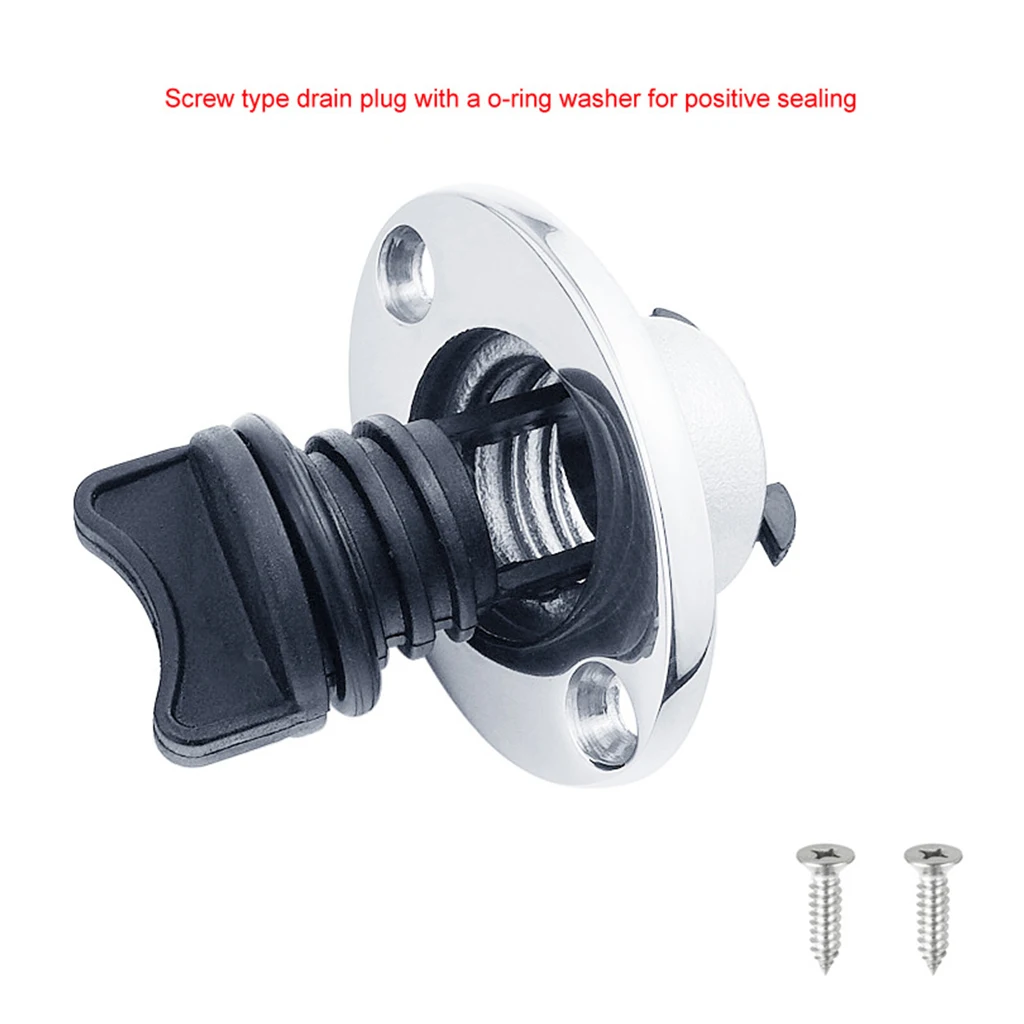 Kayak Marine Boat Stopper Bungs Drain Holes Nylone Captive Plug 25mm Yacht Dinghy Boat Drain Plug for Outboard Motor