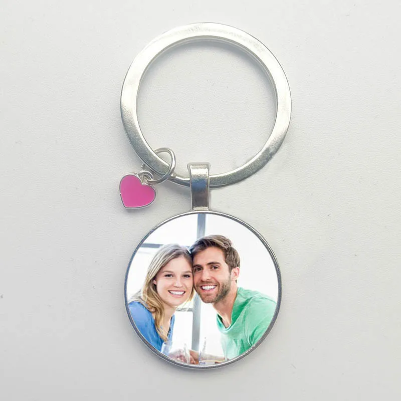 DIY Personalized Pendant Baby Custom Keychain Photo Mom, Dad, Grandpa, Grandma, Parents Love Gifts for Family