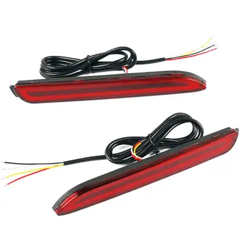 

LED Rear bumper light 2PCS set Reflector Driving Fog Lamp Red ABS plastic