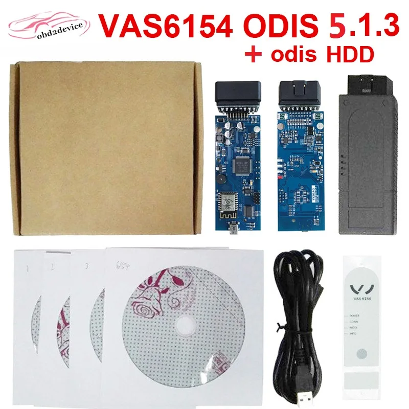 VAS6154 ODIS v5.13 OBD2 wifi Bluetooth VAG сканер для V W/Audi OBD OBD2 автомобильный диагностический инструмент vas6154