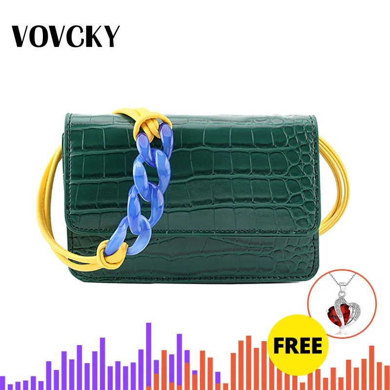 Модная сумка из кожи аллигатора женская через плечо маленькая Квадратная Белая