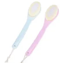 Портативная длинная ручка спа ванна щетка для отшелушивания душа тела скруббер массажер