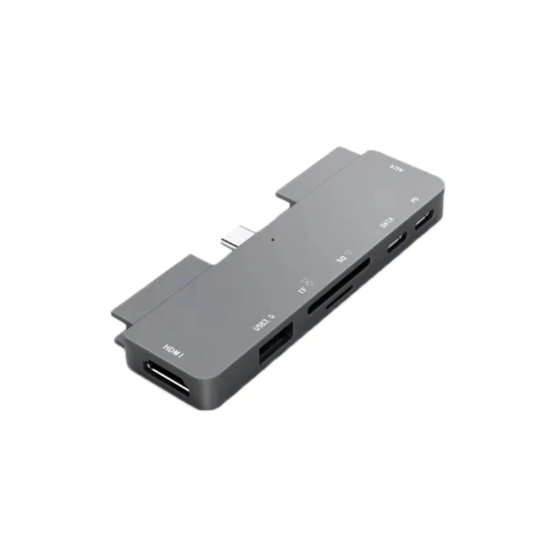 USB C концентратор для iPad Pro тип-c до 4K HDMI адаптер SD/TF кард-ридер 3,5 мм разъем для наушников PD Зарядка для MacBook Pro