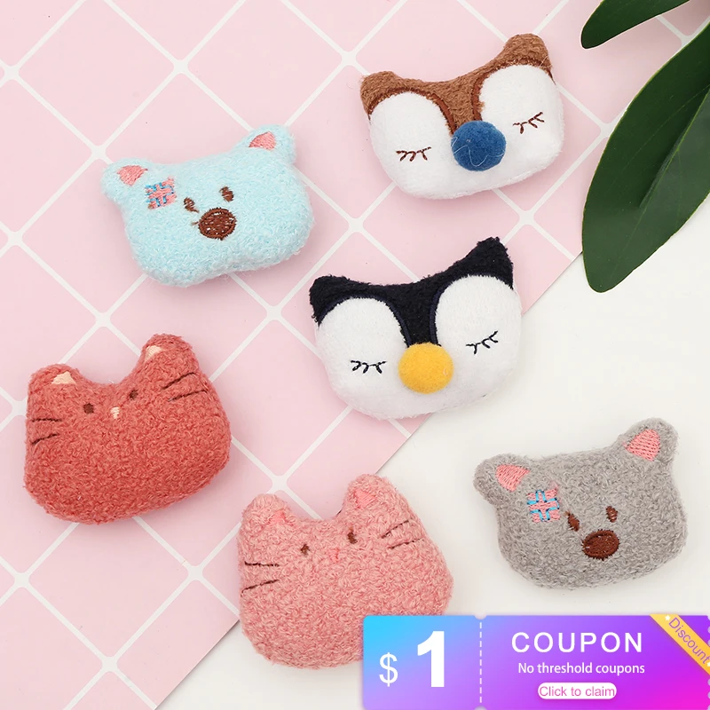 Брошь в виде Милого Животного аксессуары для костюма Плюшевые детские бархатные