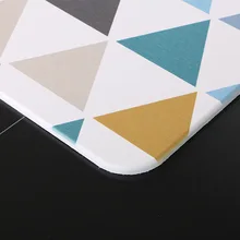 LISM цветной геометрический узор диатомовый грязевой мат прочный и быстросохнущий абсорбирующий коврик для ванной комнаты нескользящий диатомовый ковер