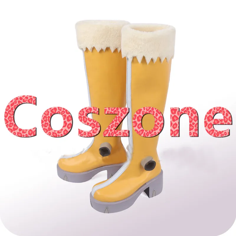 My Hero Academia Boku No Hero Akademia Pussy Cat Ragdoll Yellow Shoes Cosplay Boots (5)