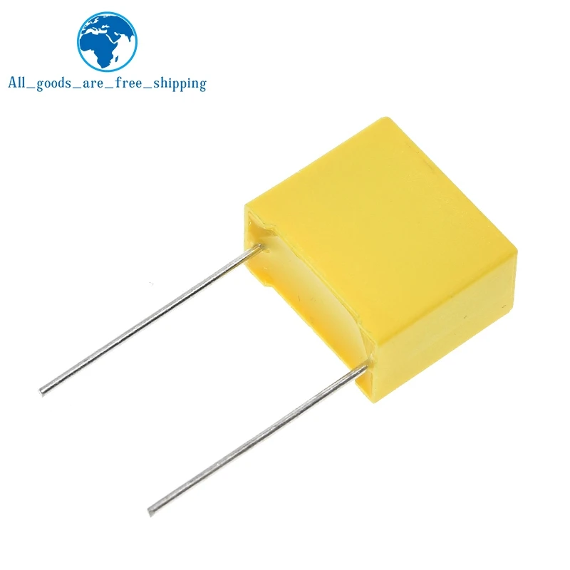 10/30 Stück 470nF Kondensator X2 Kondensator TZT 275VAC Rastermaß 15mm X2 Polypropylen-Folienkondensator 0,47uF – Detail 6