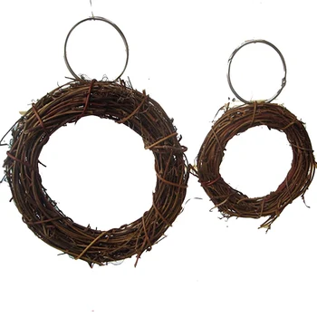 

15cm Creative Features Pet Cage Accessories Bird Playing Perch Rattan Woven Standing Hanging Swing Toy For Parrot H