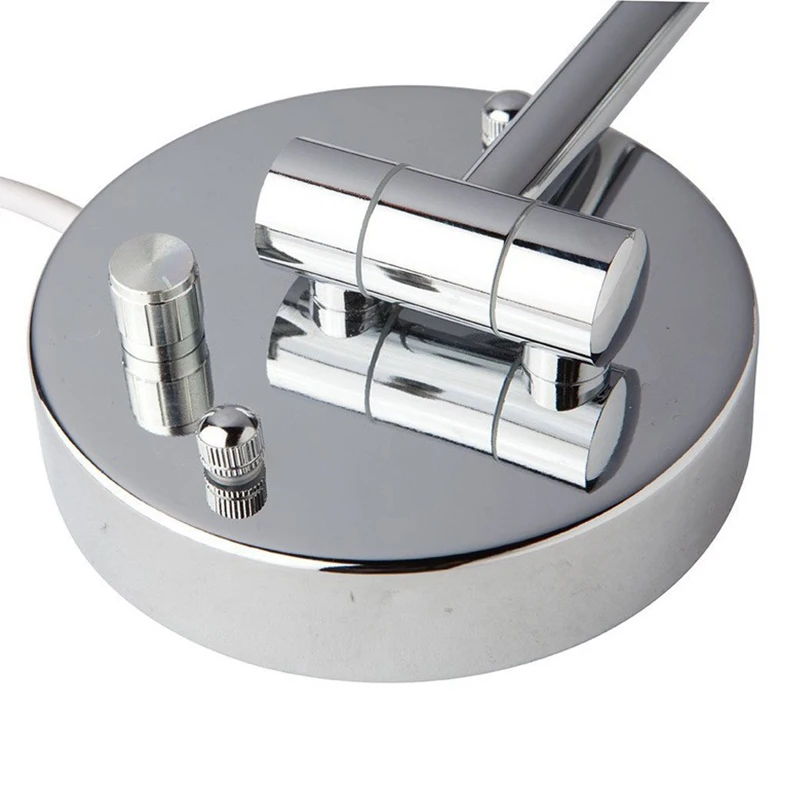 Montagem na Parede Botão de Toque Dupla Face Giratória Vaidade Mirror-3x5x 10x Ampliação 13.7 Extensão Luz Ajustável 8.5 Led 11 8.5