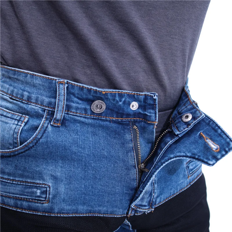 MOTORPOOL UBS06 PK719 Jeans Leisure Motorcycle Men\'s Off-road Outdoor Jean/cycling Summer Pants With Protect Equipment