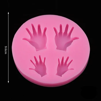 

New 3D Lovely Baby Hand Mini Diy Craft Silicone Mold Cake Decorating Tools Mold Baking Tools Diy Craft Production Stencil