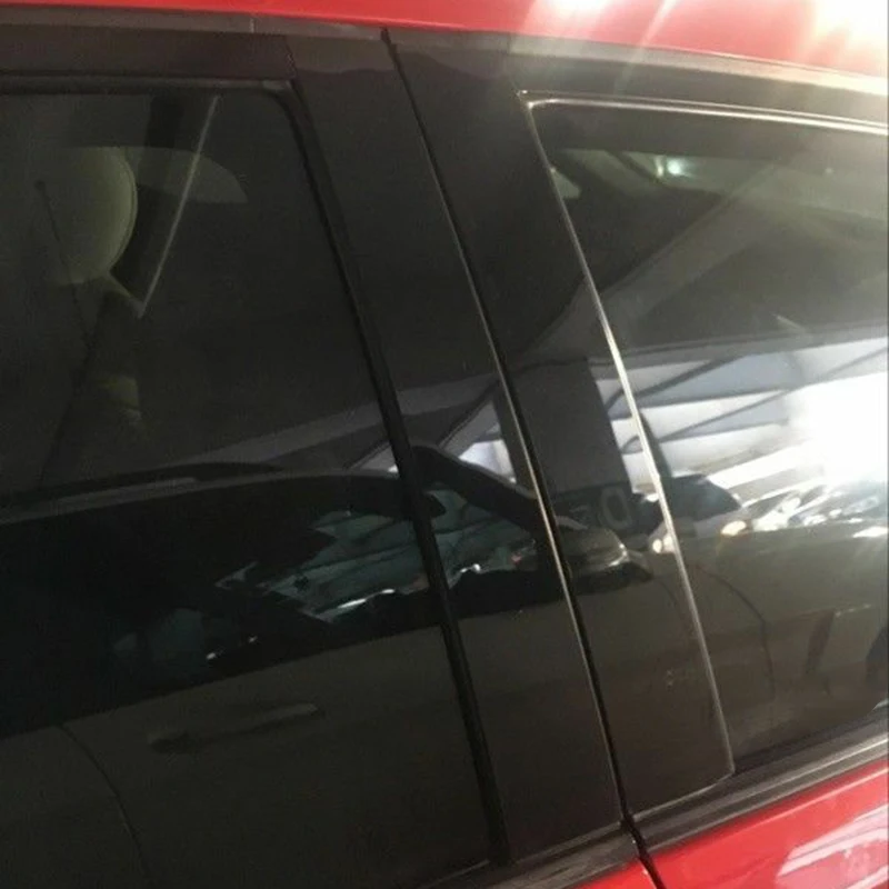 Фортепиано черный столб пост Накладка для 2006-2011 Honda Civic 4 Двери Седан
